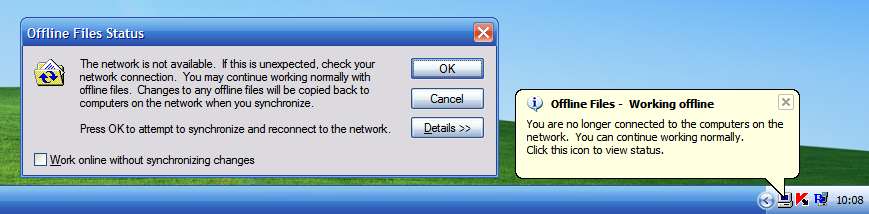 Turn Off Offline Folders Windows Vista